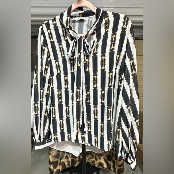 Something Pretty Tops - Something Pretty | Belt Design Long Sleeve